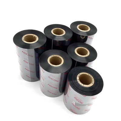 Black Enhanced Thermal Wax Resin Ribbon Compatible With Zebra Printers