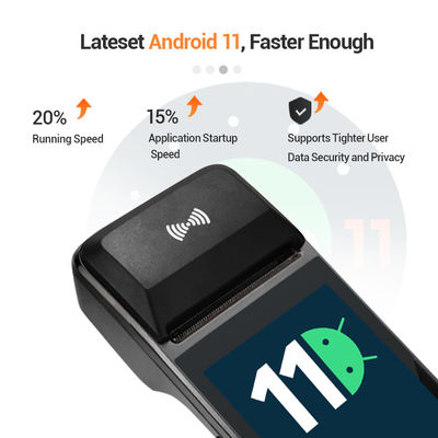 Android 11 H8 Pay Terminal เครื่อง Pos เครื่องอ่านการ์ด NFC Pos Terminal